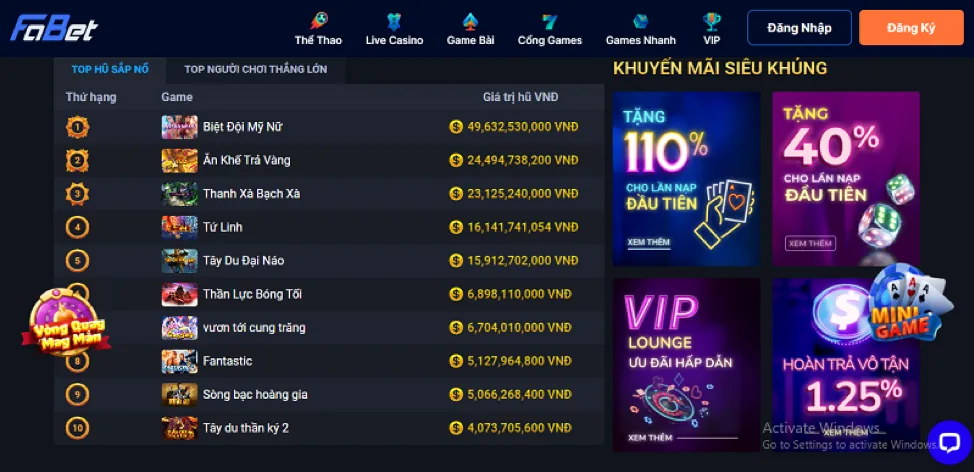 Khuyến mãi mới nhất sv88bet