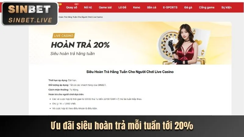Khuyến mãi hàng ngày và hoàn trả không giới hạn SV88BET